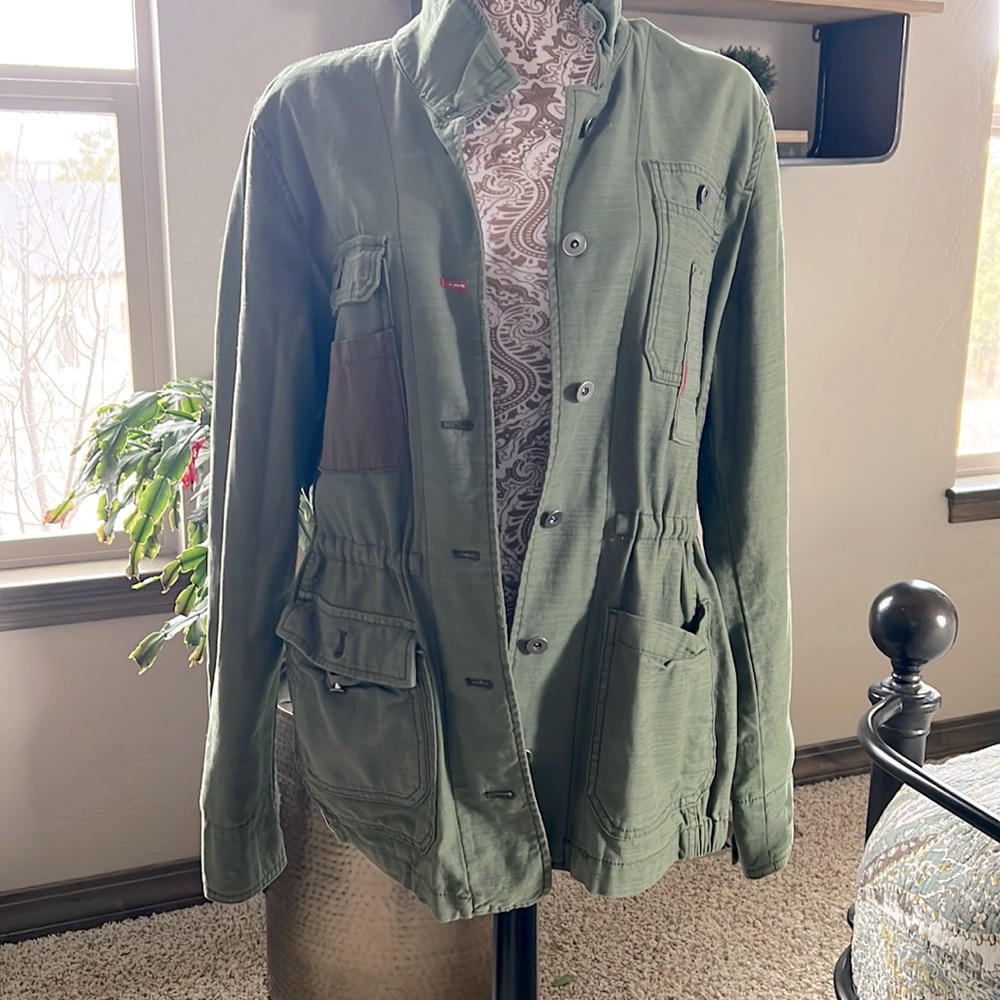 Anthropologie Olive Green Jacket - Hei Hei